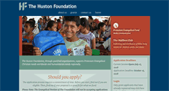 Desktop Screenshot of hustonfoundation.org